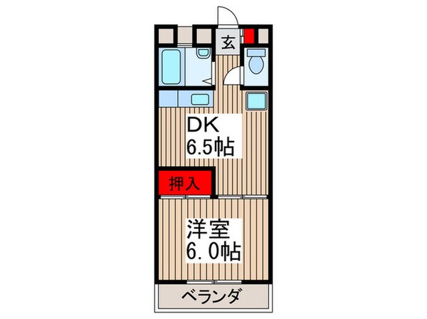 ハイツ柏倉の物件間取画像